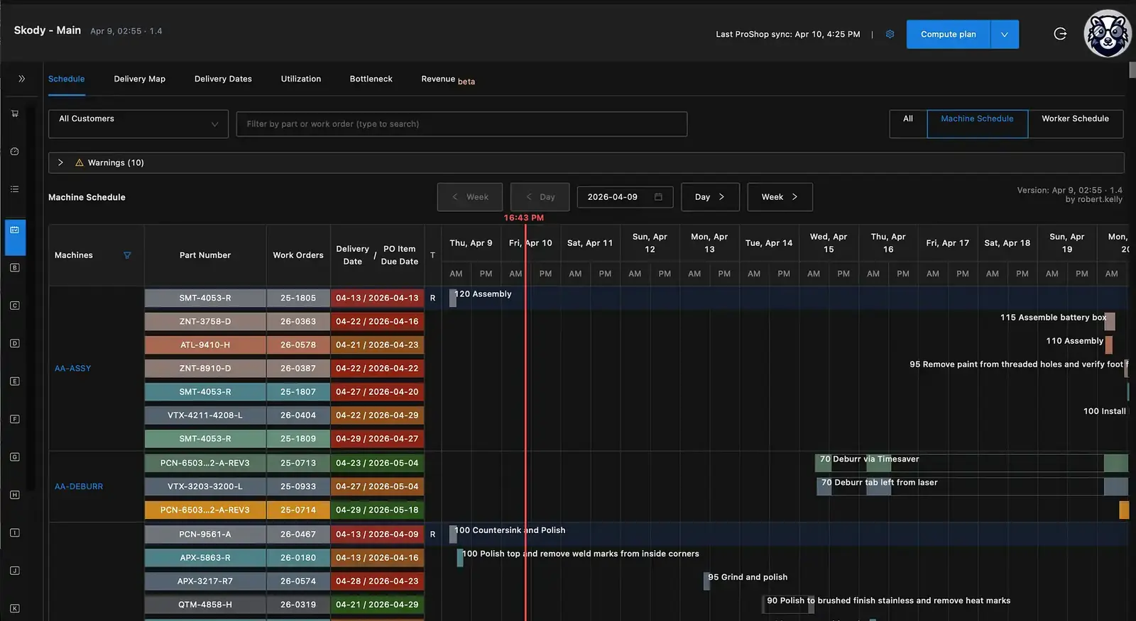 Skody AI Scheduler interface — click to open the interactive tour